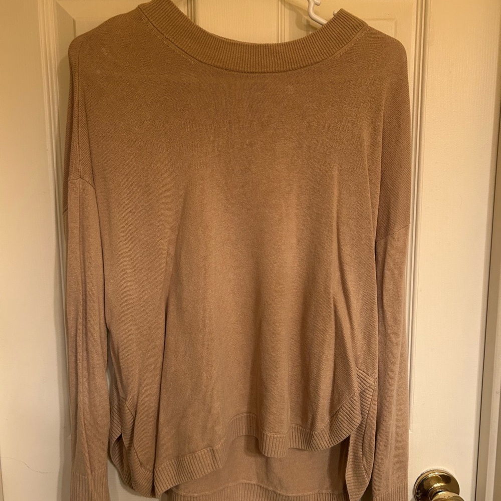J. Crew Factory Tan Crew Neck Sweater